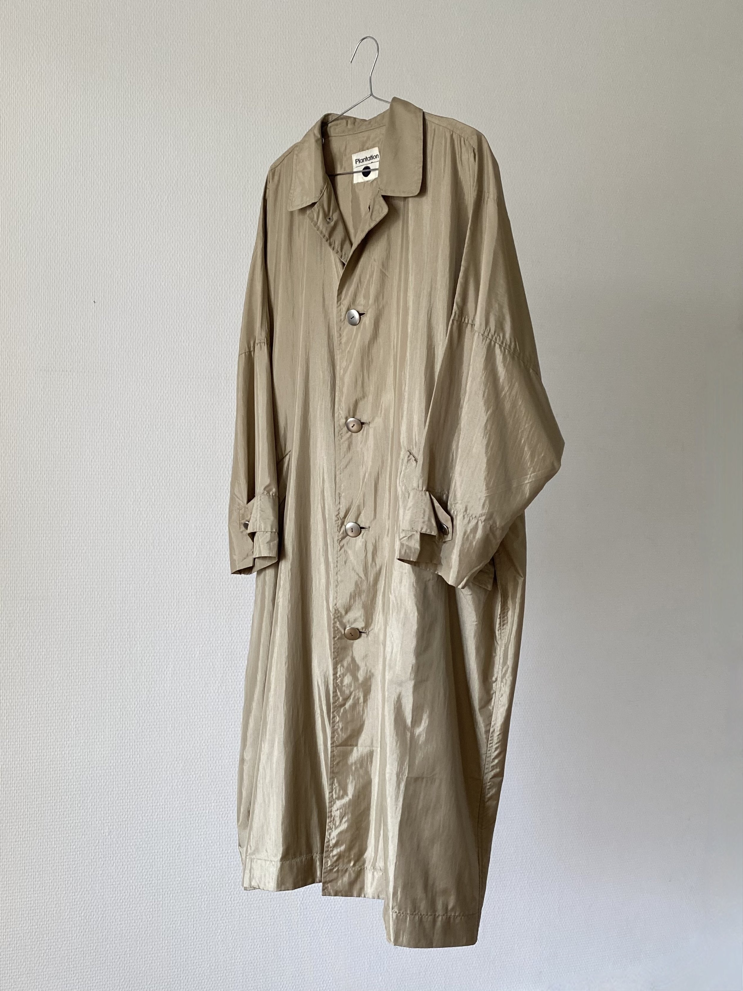 1980s Plantation Issey Miyake oversized nylon coat — Em Archives
