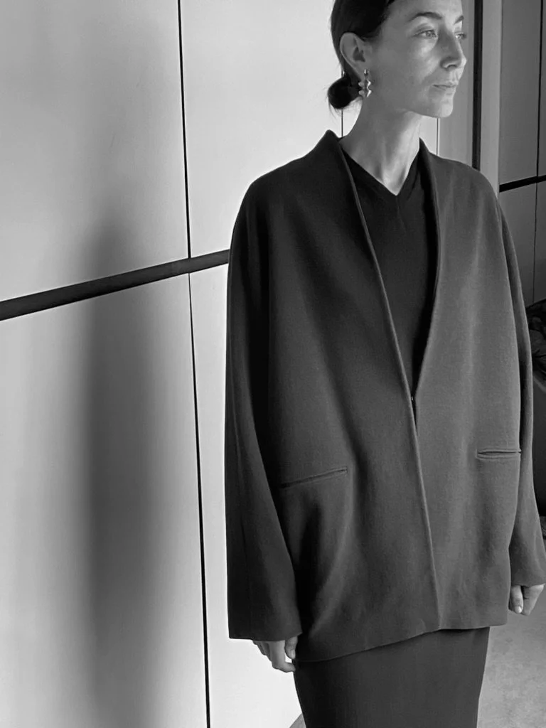 1980s Jil Sander wool angora short coat