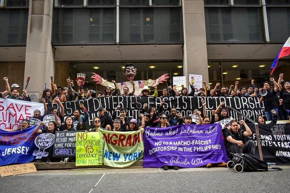 Hundreds protest Duterte at Philippine Independence Day Parade in New York City