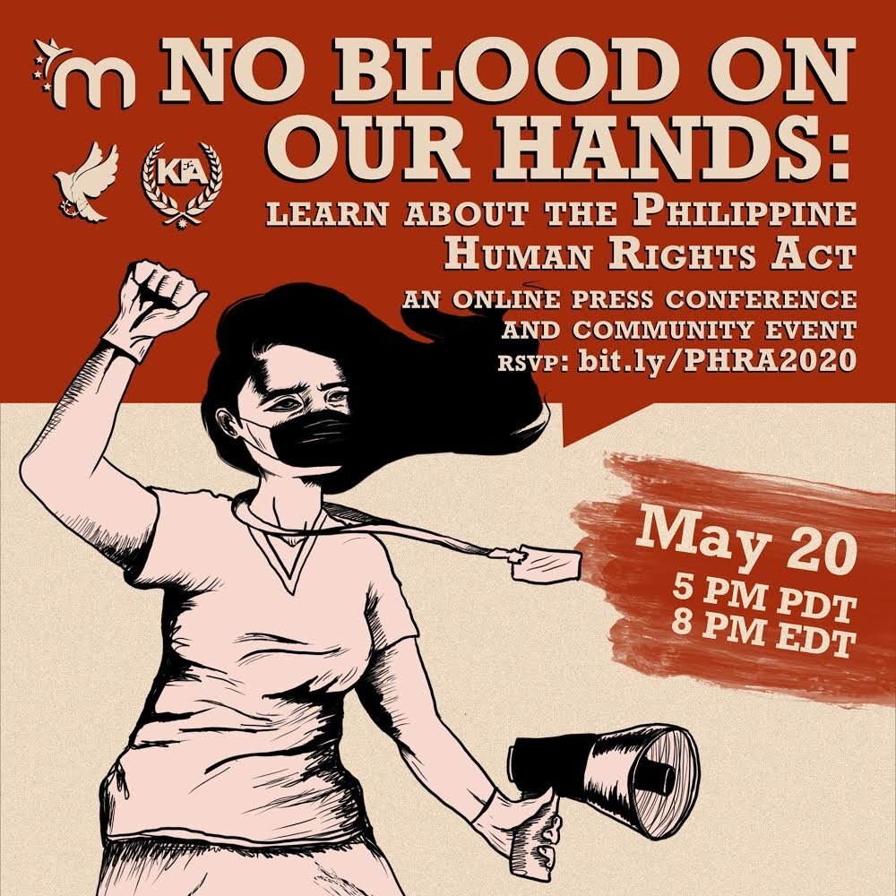 Philippine Human Rights Act - Press Conference 5/20 (5pm PDT/8pm EDT) —  Malaya Movement