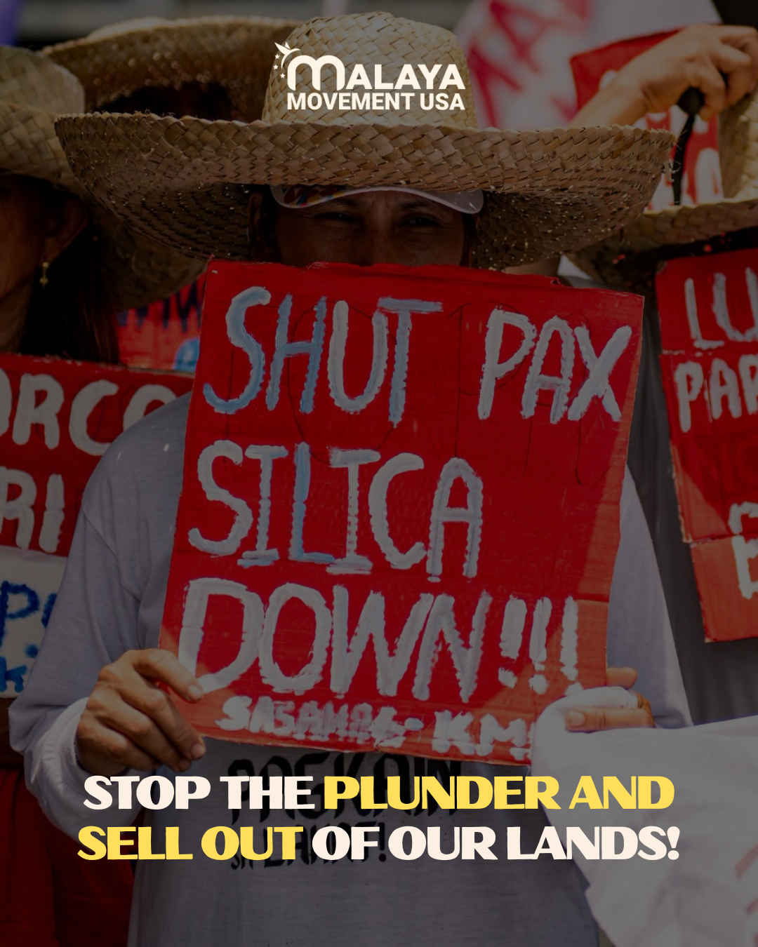 Shut Pax Silica Down! Stop the plunder and sell out of our lands!