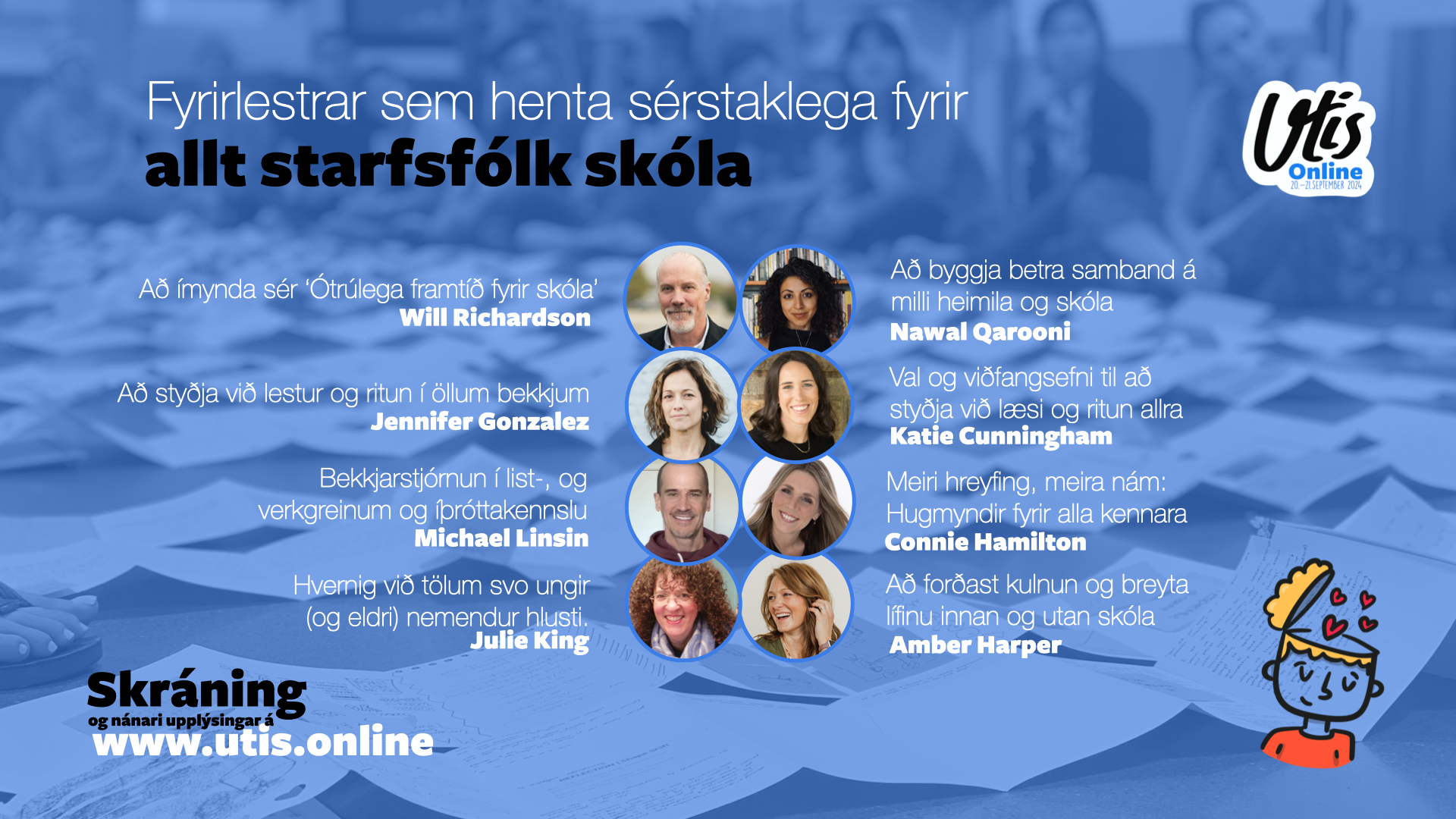 Auglysing - Fyrirlesarar - Utís Online 2024.004.png
