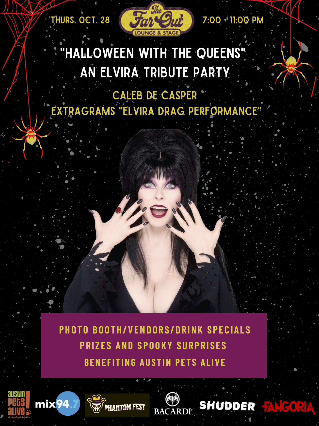 Elvira Tribute Party Austin Texas Extragrams