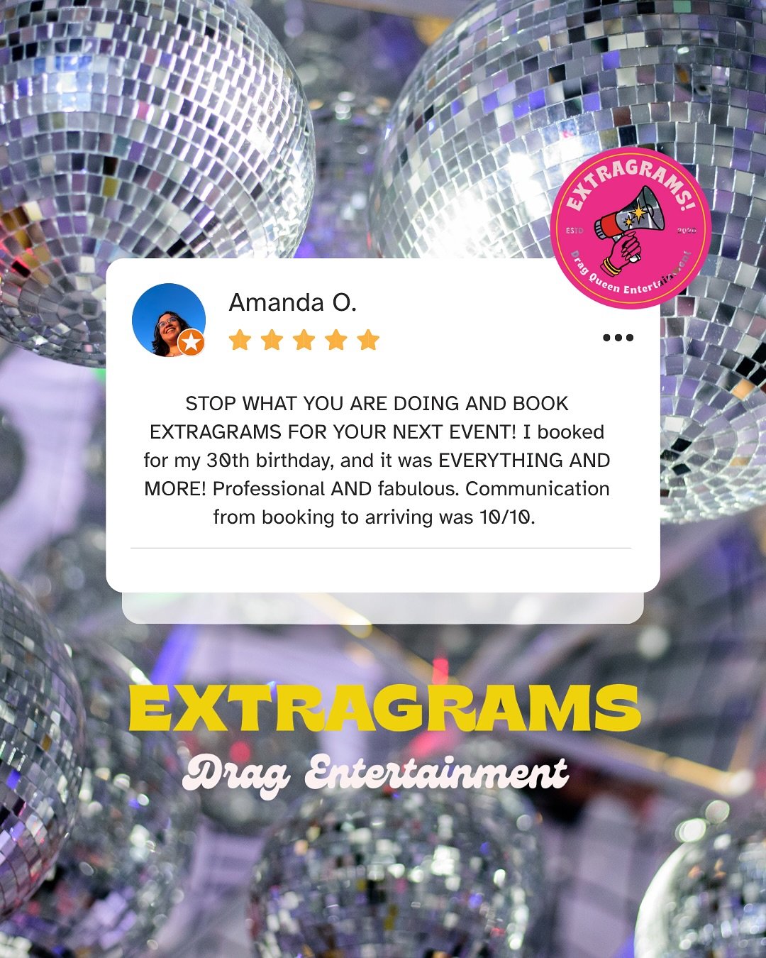 Ahhhhem! 👏👏May we have your attention so we can show off our 5- Star reviews?! ⭐️⭐️⭐️⭐️⭐️ Thank yeeeeeew! 

Honestly fam &mdash; we work so hard at making EXTRA ✨fun, fabulous and easy for our customers. And we take so much pride at being able to e