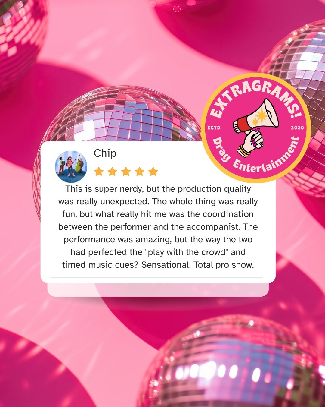 SEN👏SATIONAL 👏! These are the details that make us EXTRA! It&rsquo;s all about serving a show for anybody&hellip; anywhere. And having it be as fierce as possible. 

Thank you for leaving us such a fabulous review! 🎉