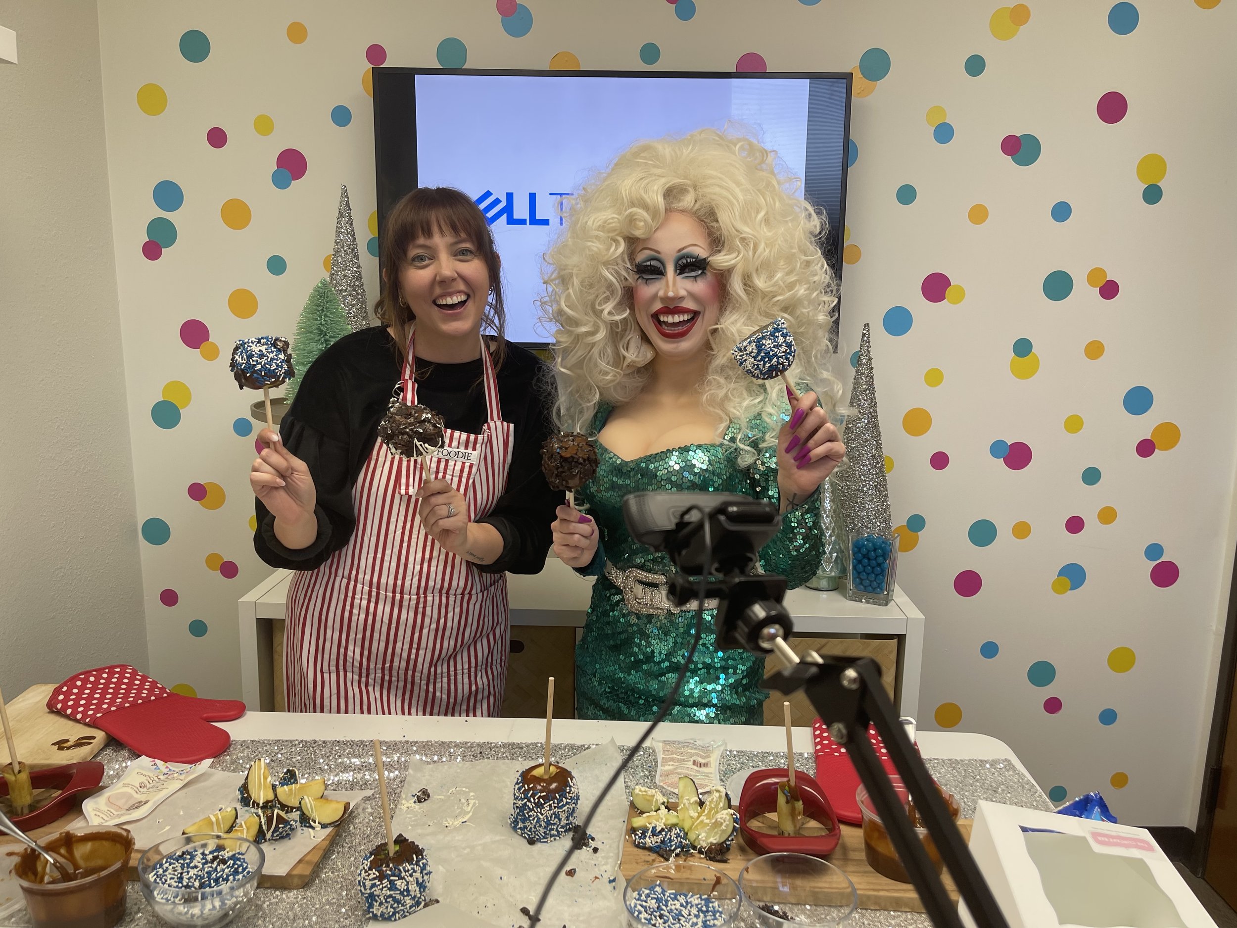 extragrams austin virtual drag queen company collaboration