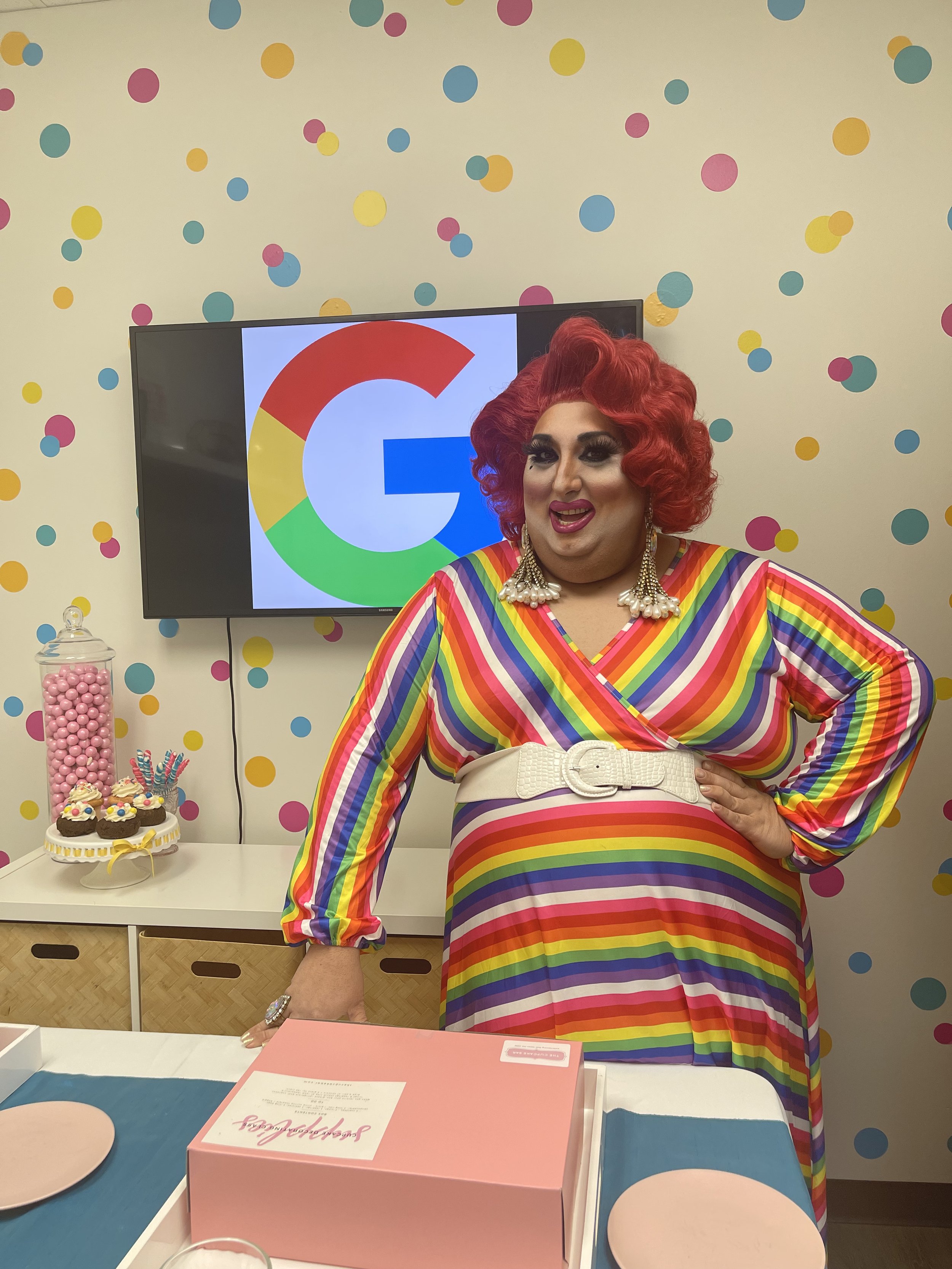 extragrams austin virtual drag queen company collaboration with google