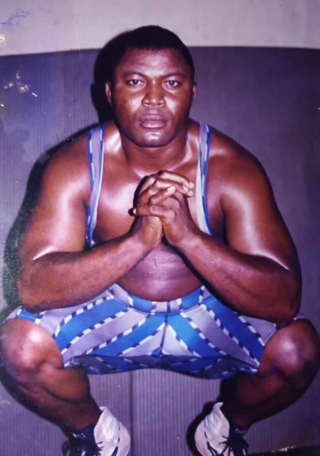 Conquer Mixture during his active days as a pro wrestler