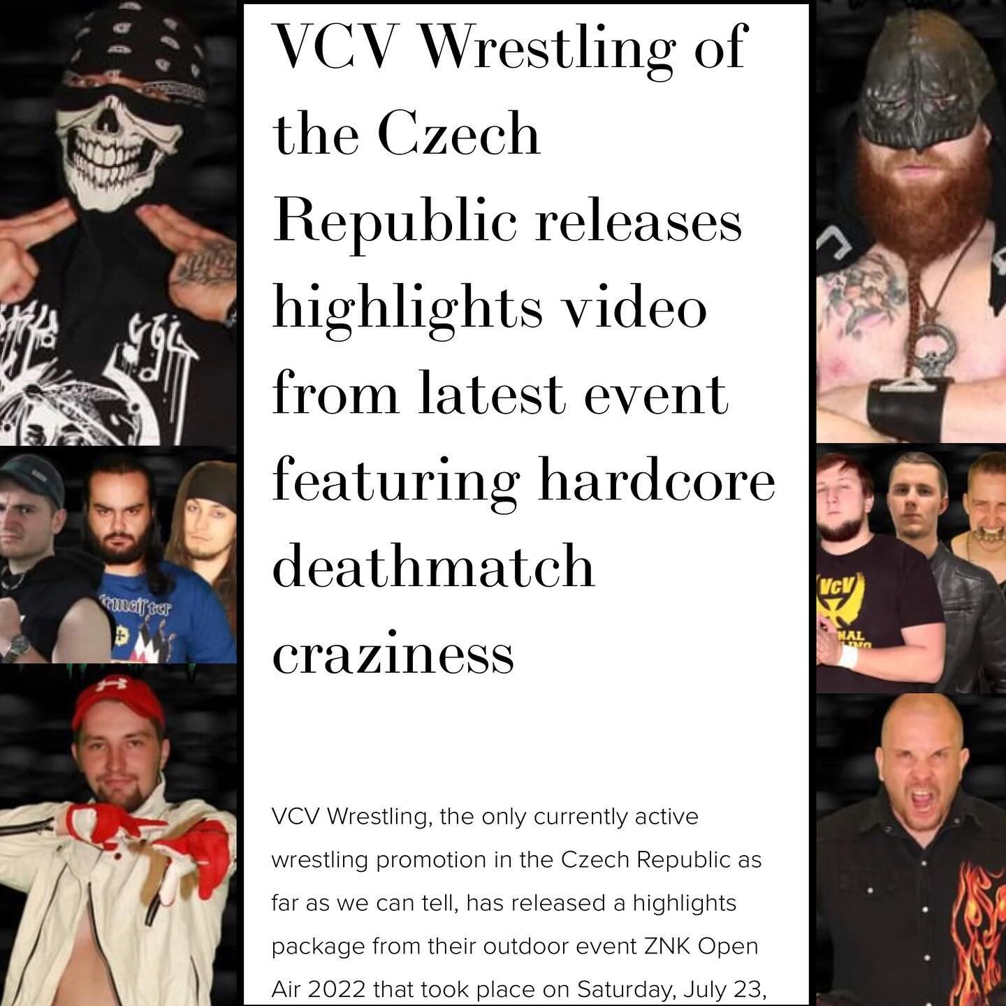 New on wrestlemap.com!  @vcv_wrestling, the only active wrestling promotion in the Czech Republic, releases highlights from outdoor event featuring hardcore deathmatch craziness!

  _____________________________ 

#wrestling #prowrestling #prowrestle