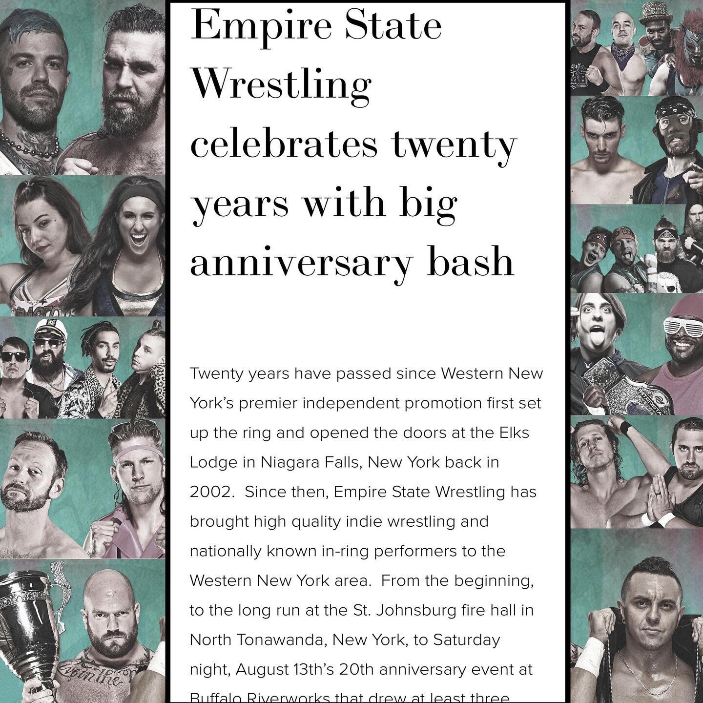 New on wrestlemap.com!  WrestleMap was on hand for the @eswwrestling 20th Anniversary show this past weekend! We have a full report with exclusive photos and videos now online at wrestlemap.com!

  _____________________________ 

#wrestling #prowrest