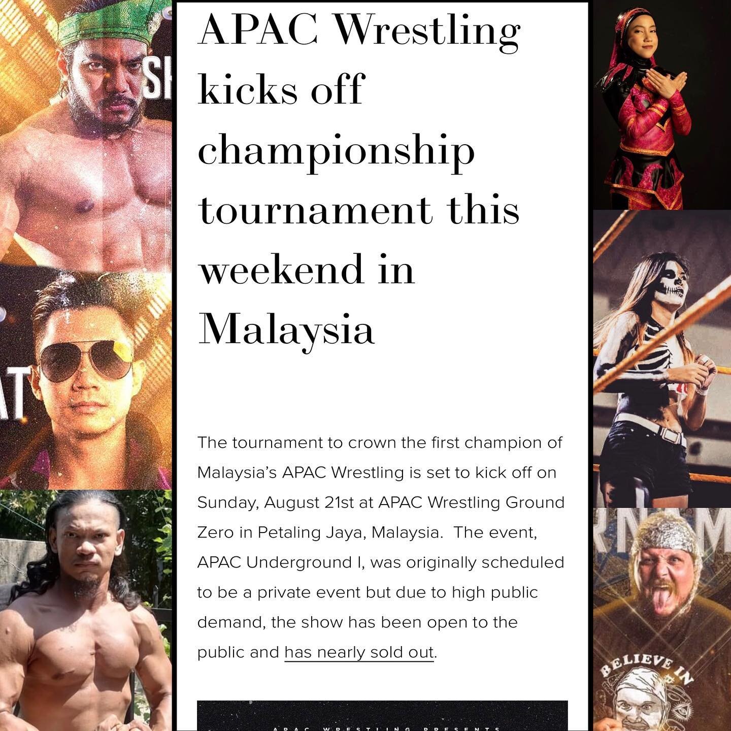 New on wrestlemap.com!  @apacwrestling set to launch tournament to crown first champion this weekend!

  _____________________________ 

#wrestling #prowrestling #prowrestler #indiewrestling #wrestlingnews #prowrestlingnews #internationalwrestling #i