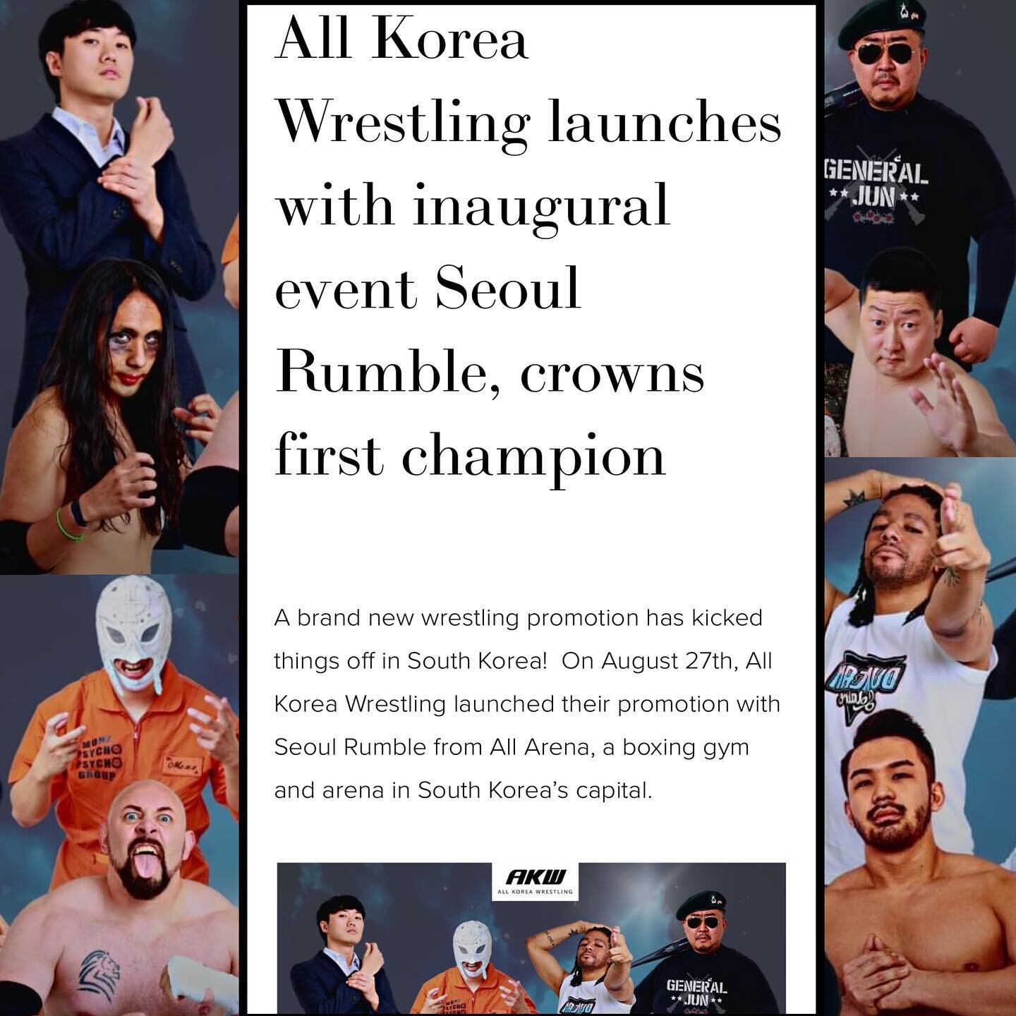 New on wrestlemap.com!  South Korea&rsquo;s newest wrestling promotion @allkoreawrestling made their debut this past weekend and crowned their first champion in Seoul! 

  _____________________________ 

#wrestling #prowrestling #prowrestler #indiewr