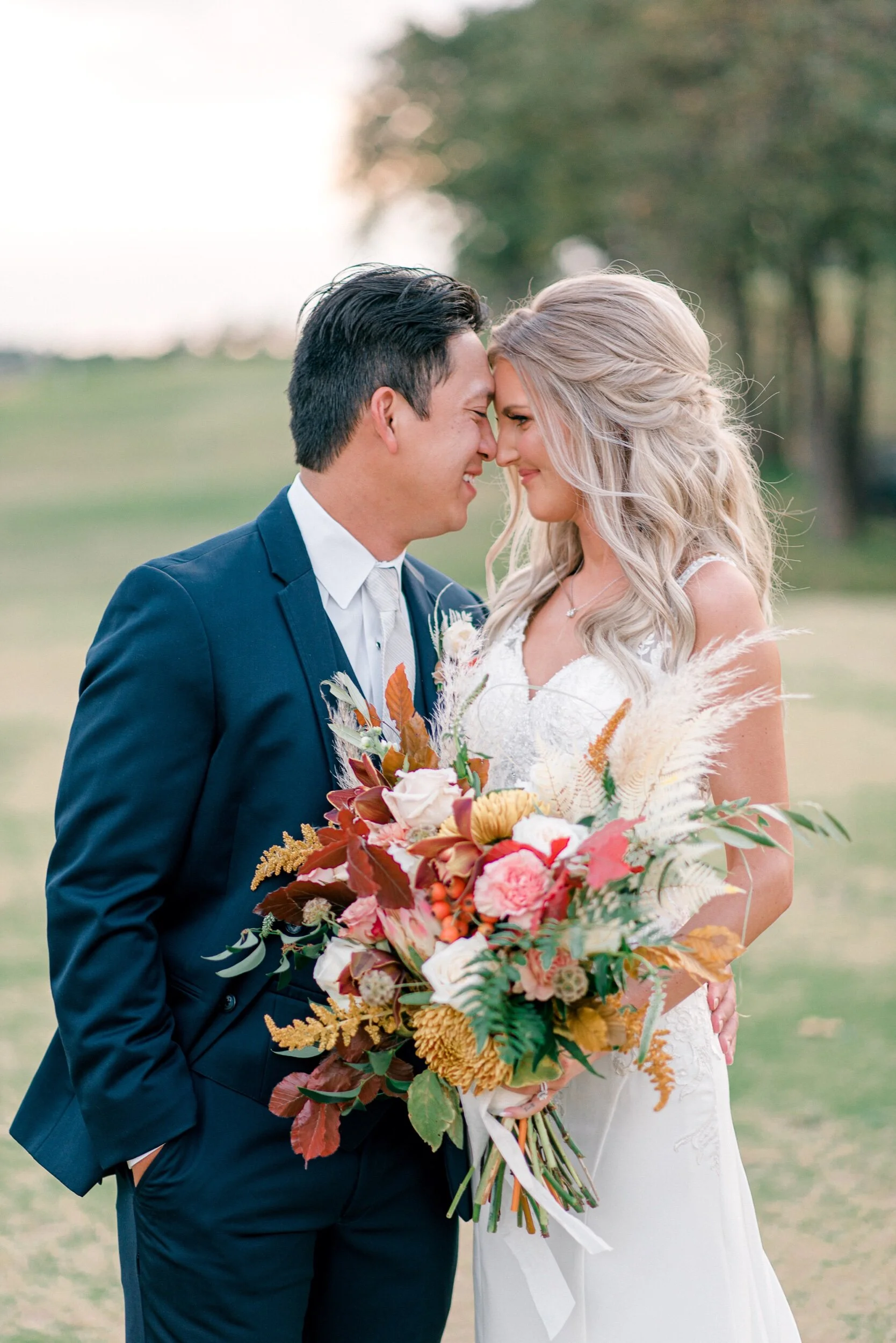 Half up bridal hair by Casey Taylor Stylist | Leah and Jordan Photography