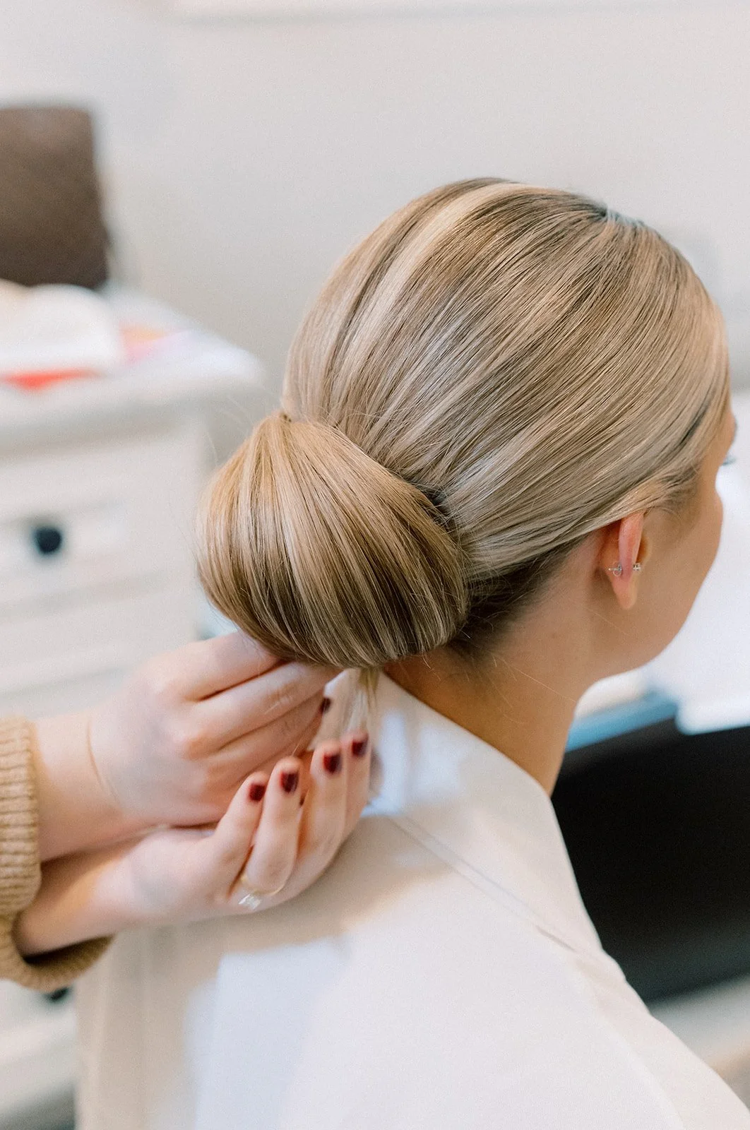 Bridal bun by Casey Taylor Stylist