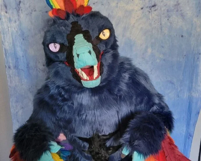Rainbow Raptor Dinosaur -STILL AVAILABLE-