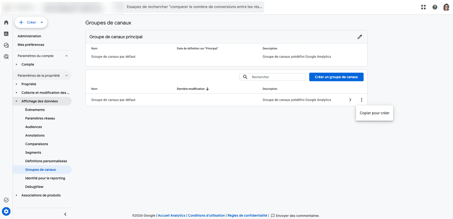 Google Analytics 4 - Administration - Créer groupe canaux personnalisé IA.png