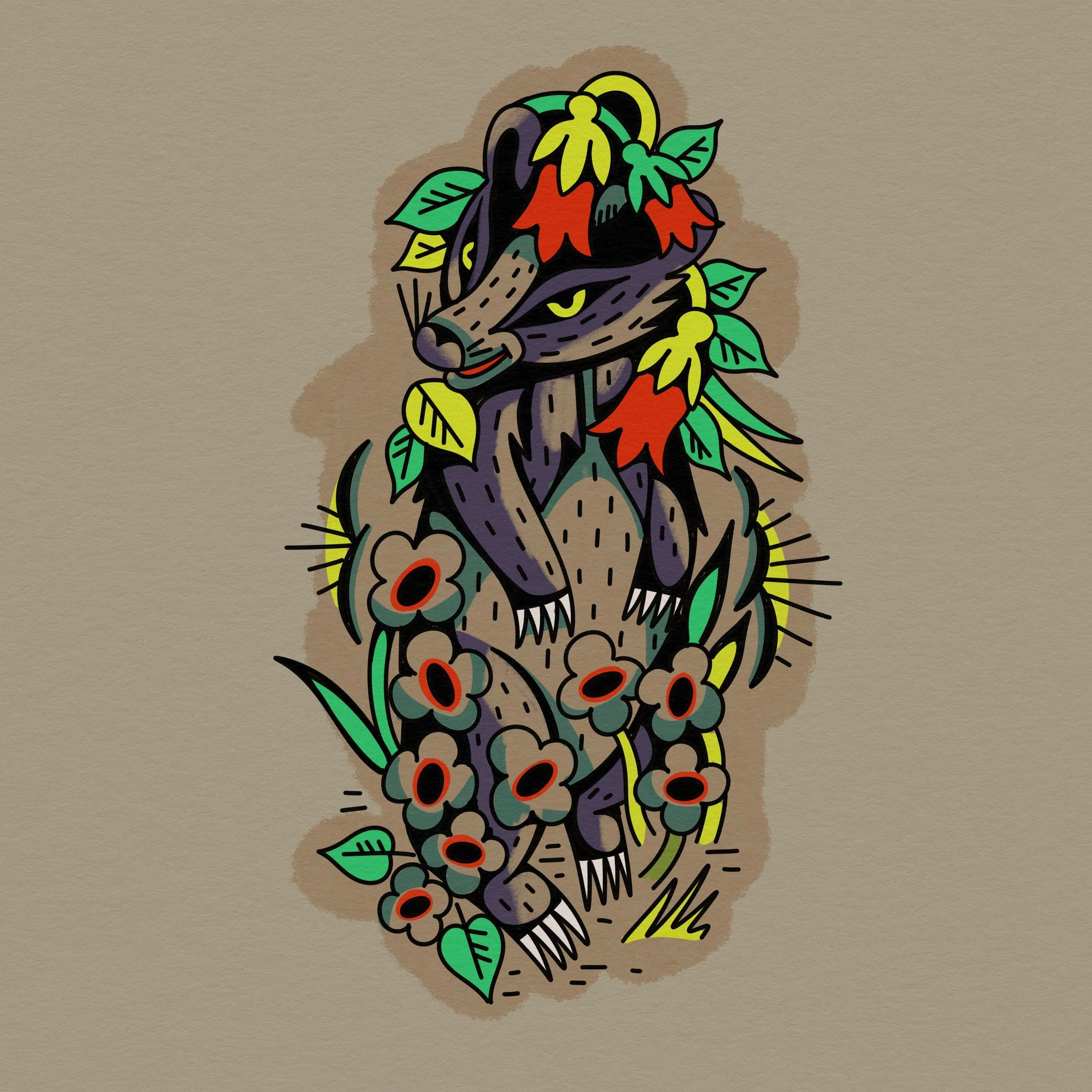 badger burrows can be ancient.