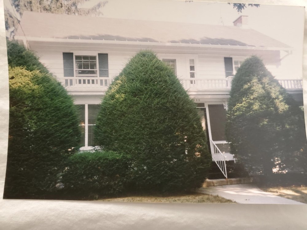 What the home looked like from the outside when my parents purchased it