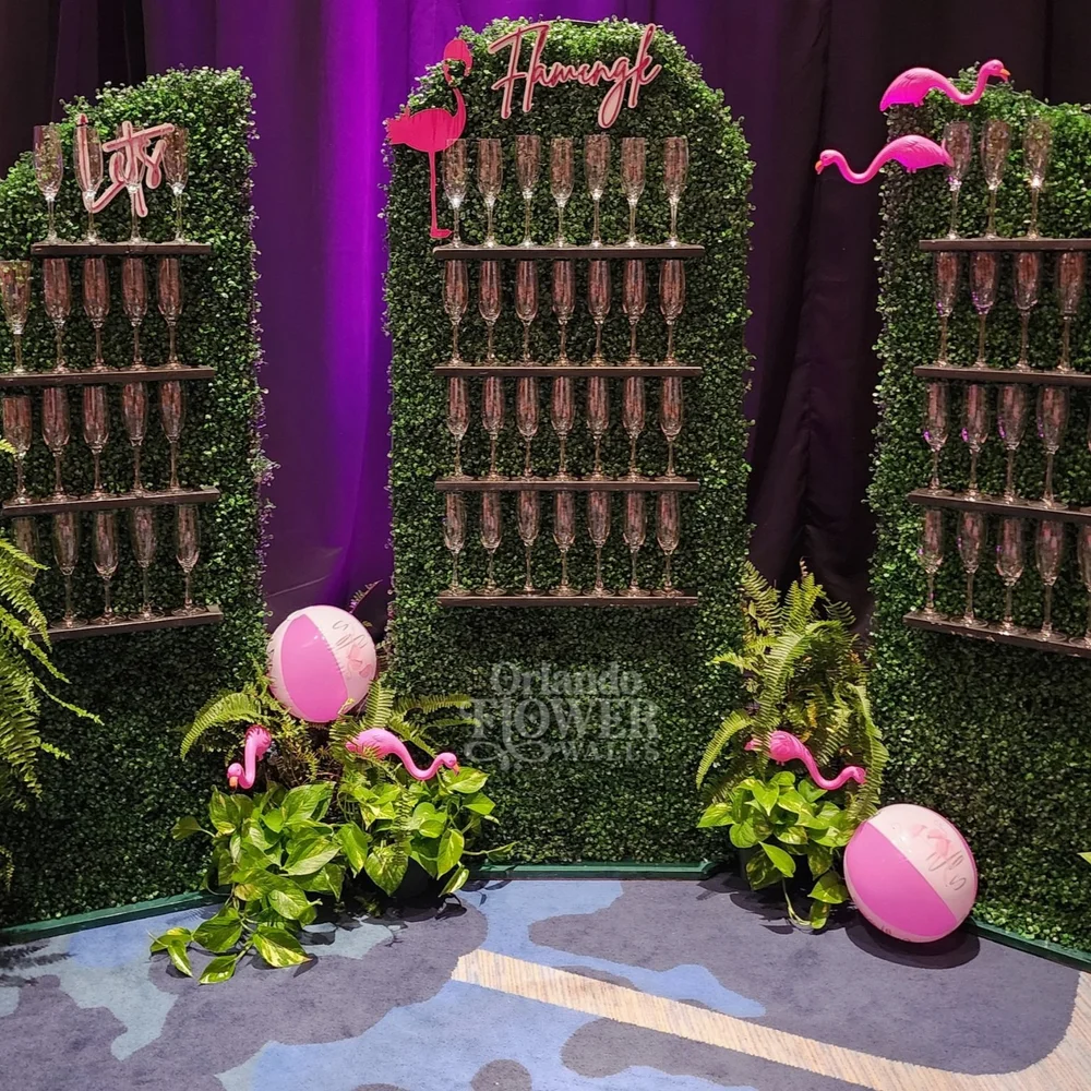 Orlando Party Rentals — Orlando Flower Walls & Photo Booth Rentals Flower Wall Rentals Photo