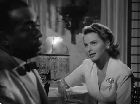 Ilsa Lund (Ingrid Bergman)&nbsp;and Sam (Dooley Wilson)in &nbsp;Casablanca&nbsp; (Michael Curtiz 1942)