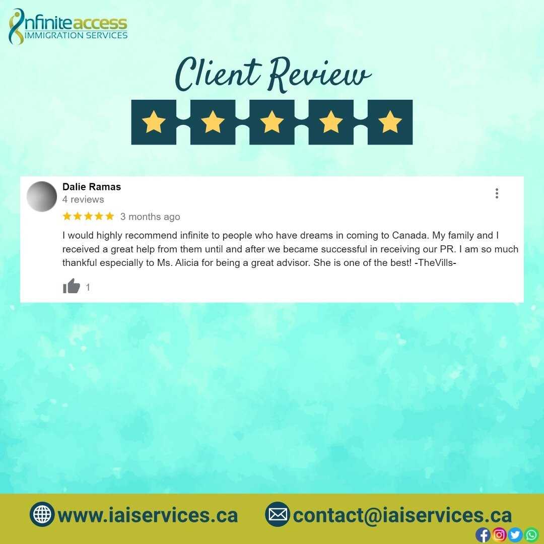 Thank you for your kind words and support, Dalie! We&rsquo;re grateful to have you as a valued customer. We always put client experience and satisfaction as a priority and we are happy to have achieved that.

👉 Send your r&eacute;sum&eacute; to 📧 c