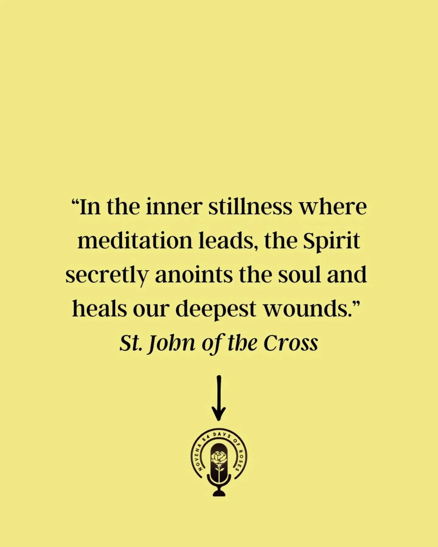&ldquo;In the inner stillness where meditation leads, the Spirit secretly anoints the soul and heals our deepest wounds.&rdquo; -St. John of the Cross

Saint Hilarion reminds us that solitude isn&rsquo;t emptiness, t&rsquo;s sacred space. Away from t