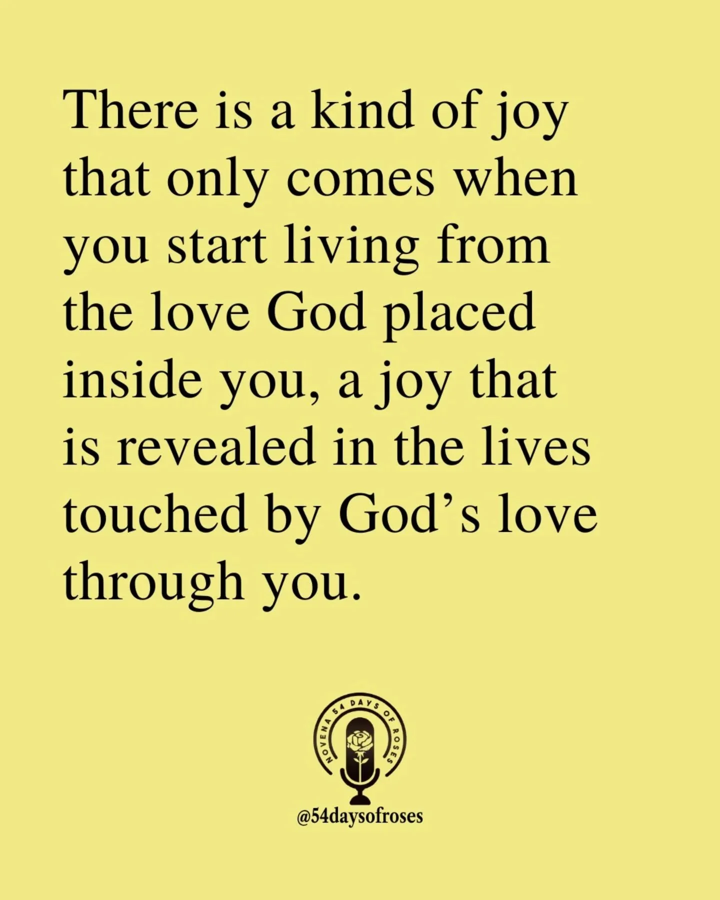 "Beloved, if God so loved us, we also ought to love one another. No one has ever seen God; if we love one another, God lives in us and his love is perfected in us.&rdquo; -John 4:11-12

#54daysofroses #54daysofroses #catholicbible #54dayrosaryno