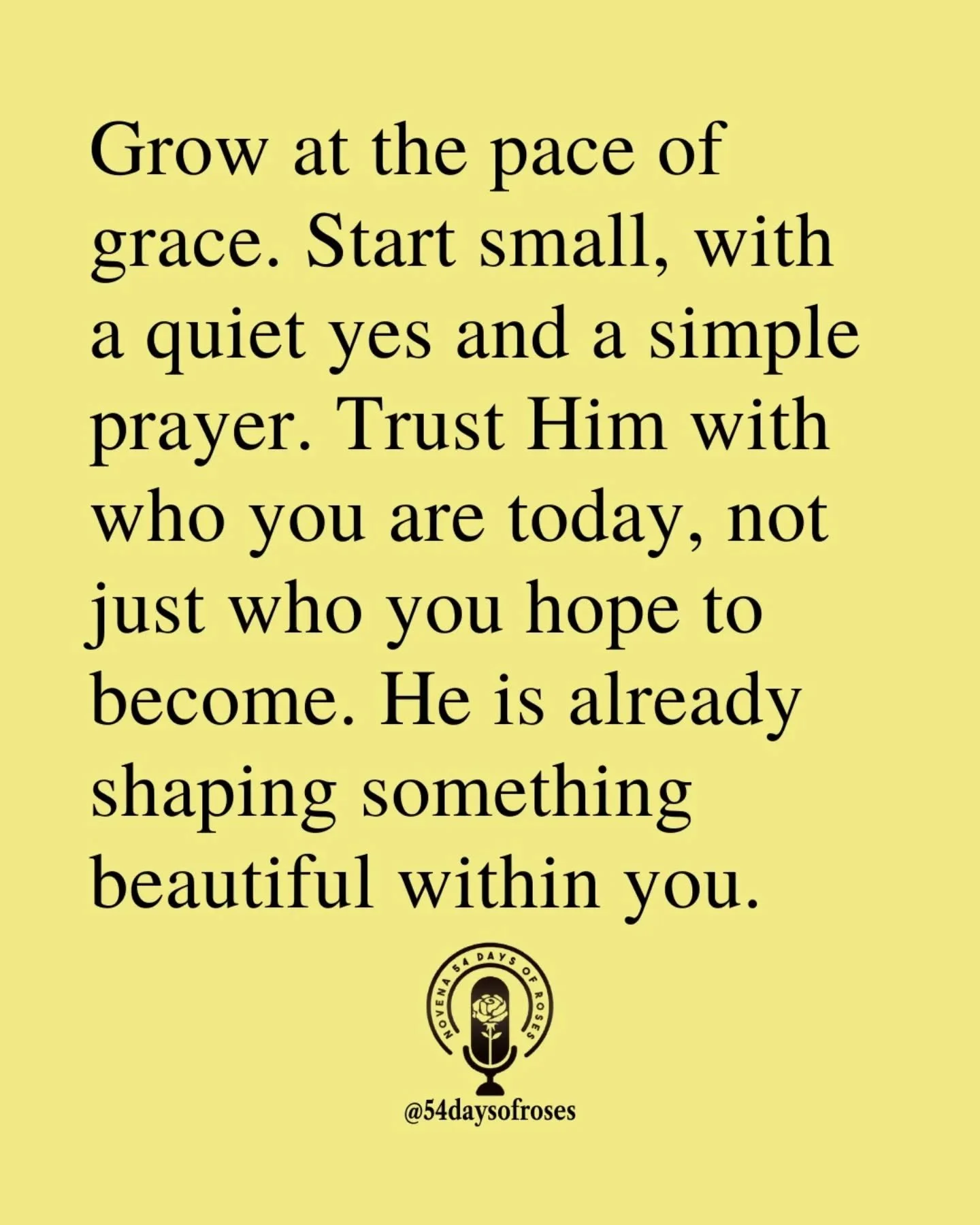Today is day 4 of our 54 Day Rosary Novena. We are reflecting on trust. 

Trusting God not because we have all the answers, but because we believe He is guiding us even in the quiet.

Lent invites us to loosen our grip and release what we cannot cont