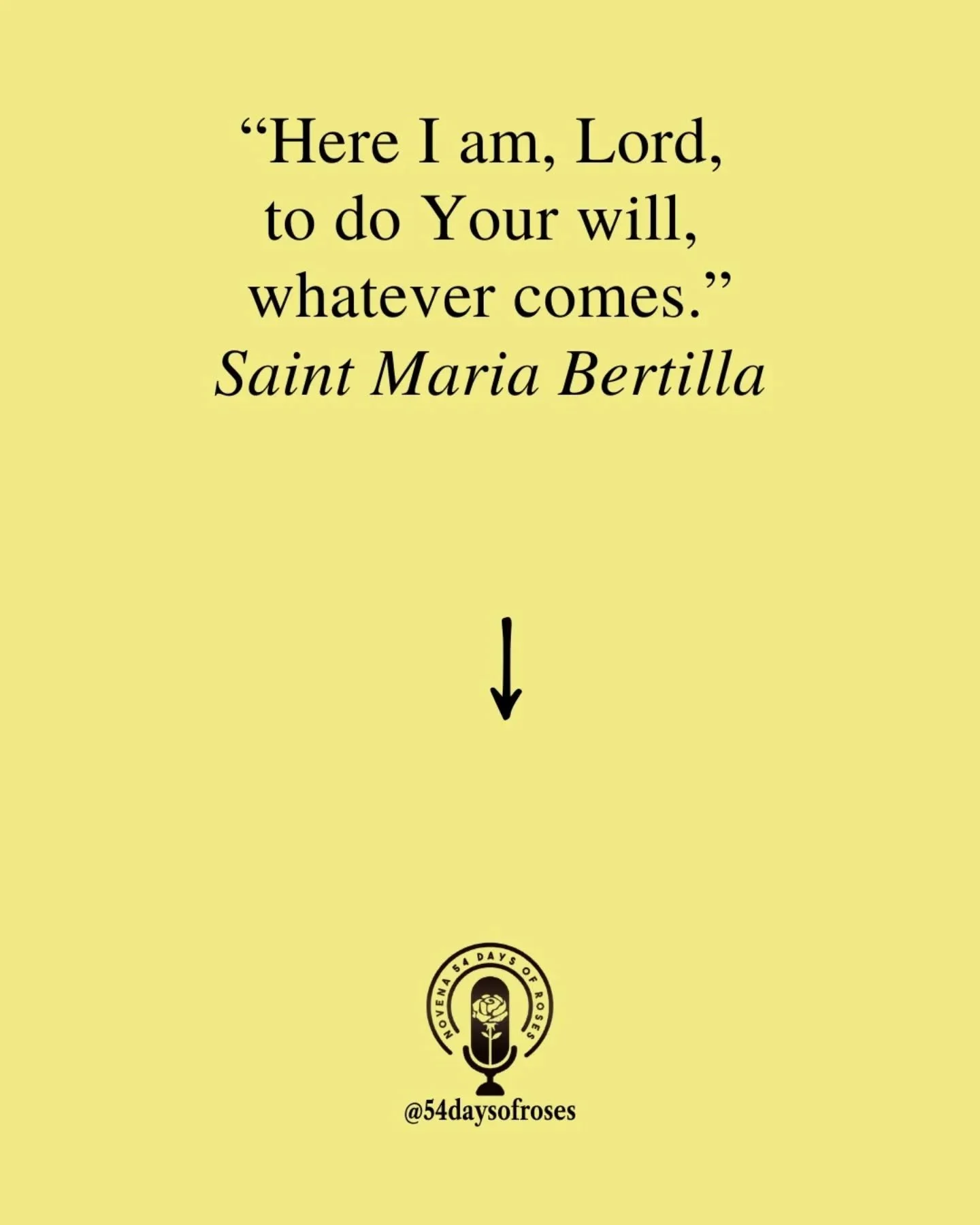Today we honor Saint Maria Bertilla Boscardin; a saint who reminds us that holiness is not about being seen, but about being faithful.

She was misunderstood. Overlooked. Transferred. Corrected. And still, she said: &ldquo;Here I am, Lord, to do Your