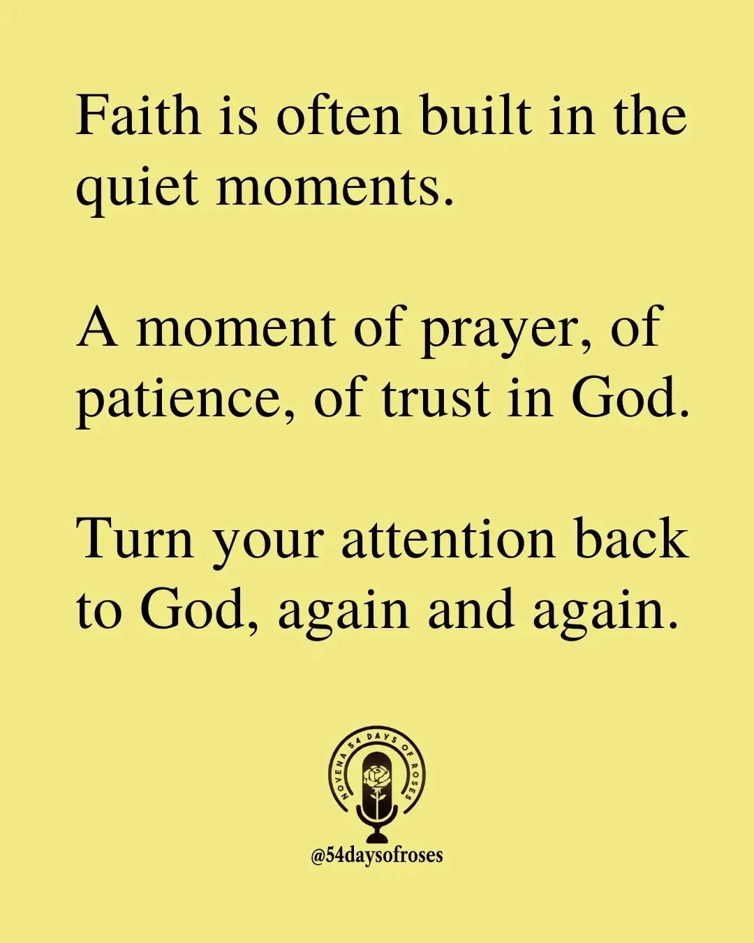 And slowly...your whole life begins to change.

📖 &ldquo;Set your minds on things that are above, not on things that are on earth.&rdquo; -Colossians 3:2

#54daysofroses #54daysofroses #catholicbible #54dayrosarynovena #catholicmotivation