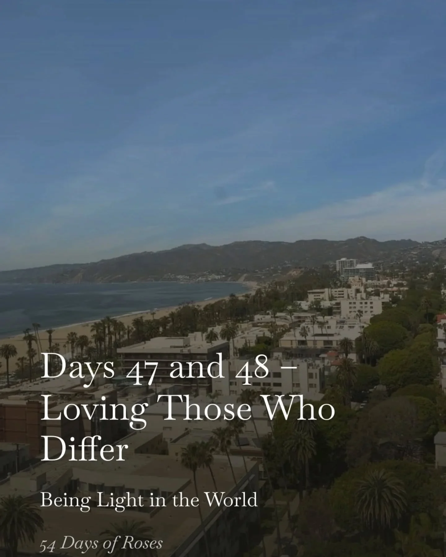 💛 Day 47 &amp; 48 of our 54 Day Rosary Novena

Easter Sunday we prayed the Glorious Mysteries in thanksgiving, and today we continue with the Luminous Mysteries in thanksgiving.

Today&rsquo;s reflection is about loving those who differ and being li