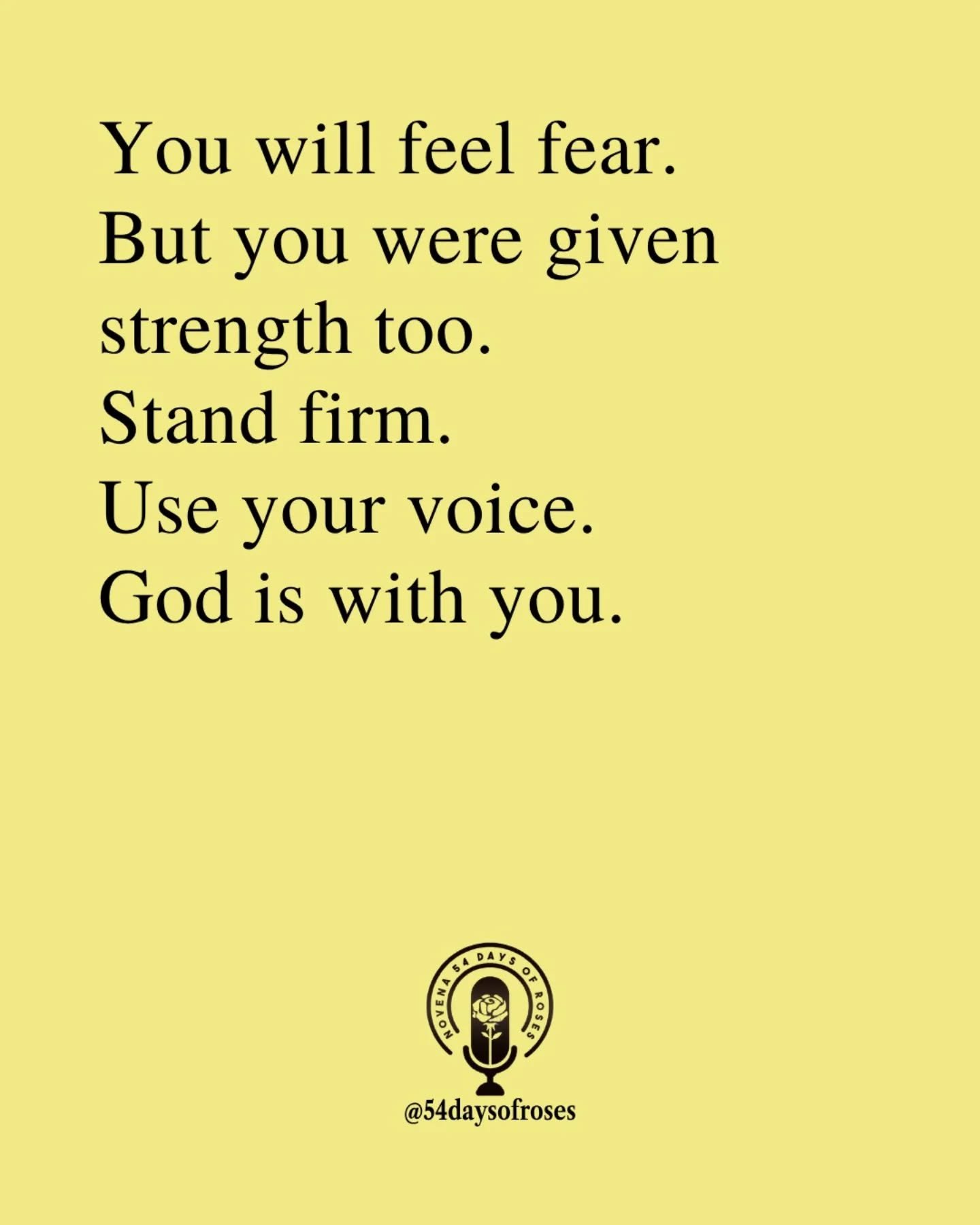 📖 &ldquo;Be strong and courageous&hellip; for the Lord your God is with you wherever you go.&rdquo; -Joshua 1:9

#54daysofroses #54daysofroses #54dayrosarynovena #catholicmotivation #catholicbible