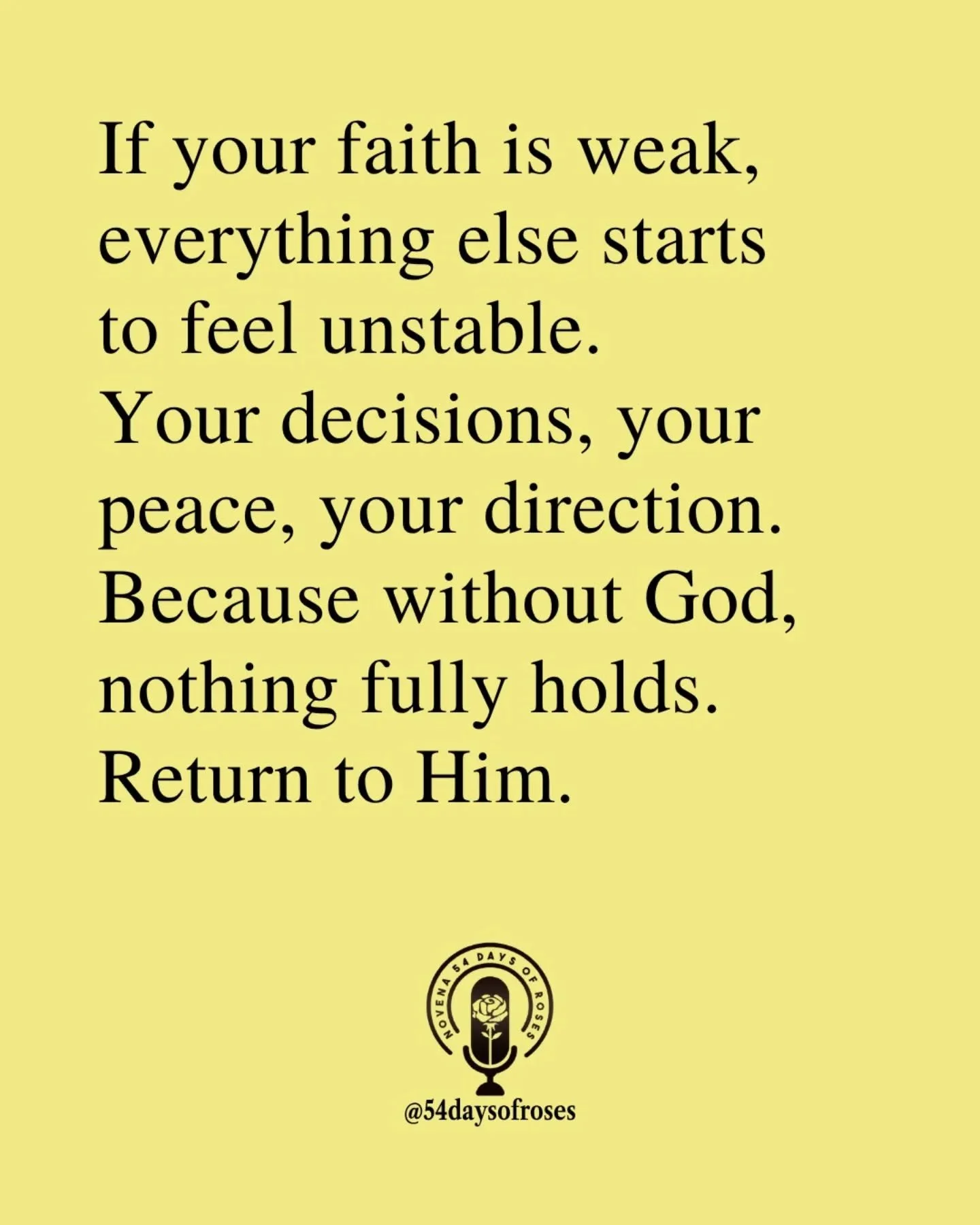 📖 &ldquo;Everyone who hears these words of mine and puts them into practice is like a wise man who built his house on the rock.&rdquo; &mdash; Matthew 7:24

#54daysofroses #54daysofroses #54dayrosarynovena #catholicmotivation #catholicbible