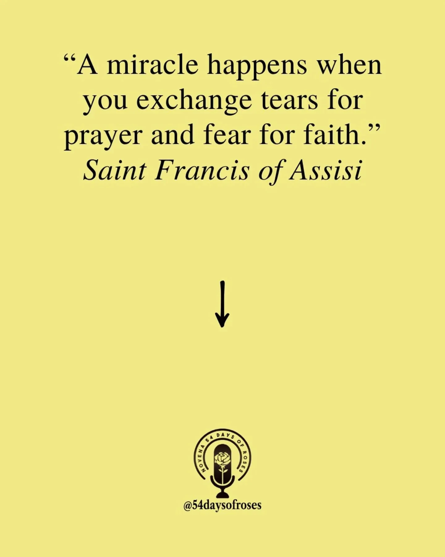 "A miracle happens when you exchange tears for prayer and fear for faith." -Saint Francis of Assisi

Saints Marian and James were martyred during the persecution of Emperor Valerian around the year 259. Marian was a lector, entrusted with p