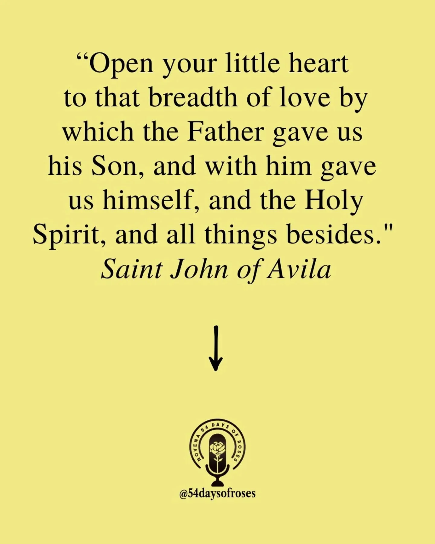 "Open your little heart to that breadth of love by which the Father gave us his Son, and with him gave us himself, and the Holy Spirit, and all things besides." -Saint John of Avila
 
Saint John of Avila was born in 1499 in Almod&oacute;var