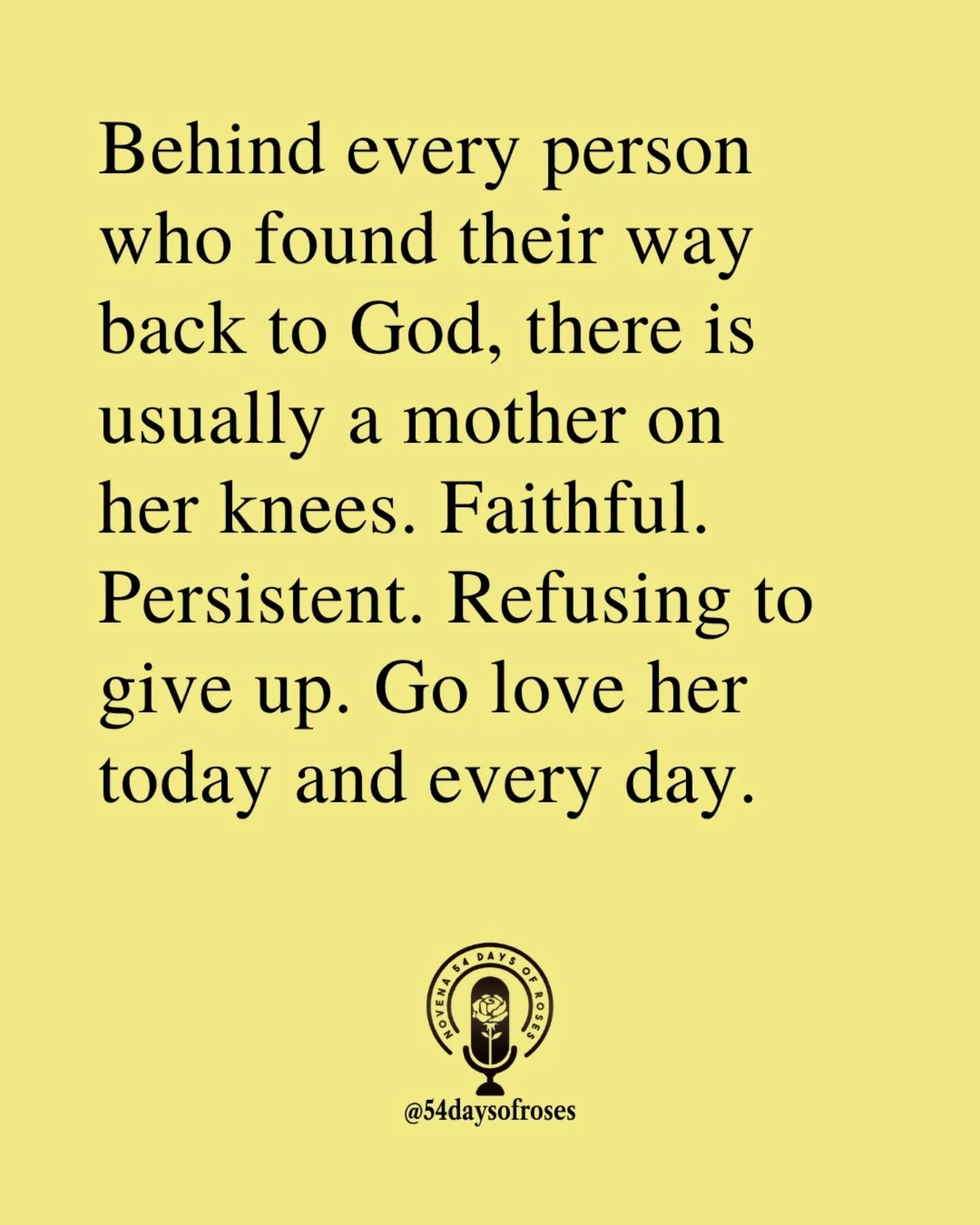 📖 "Her children rise up and call her blessed." -Proverbs 31:28

#54daysofroses #54dayrosarynovena #mothersday #monthofmary #catholicfaith