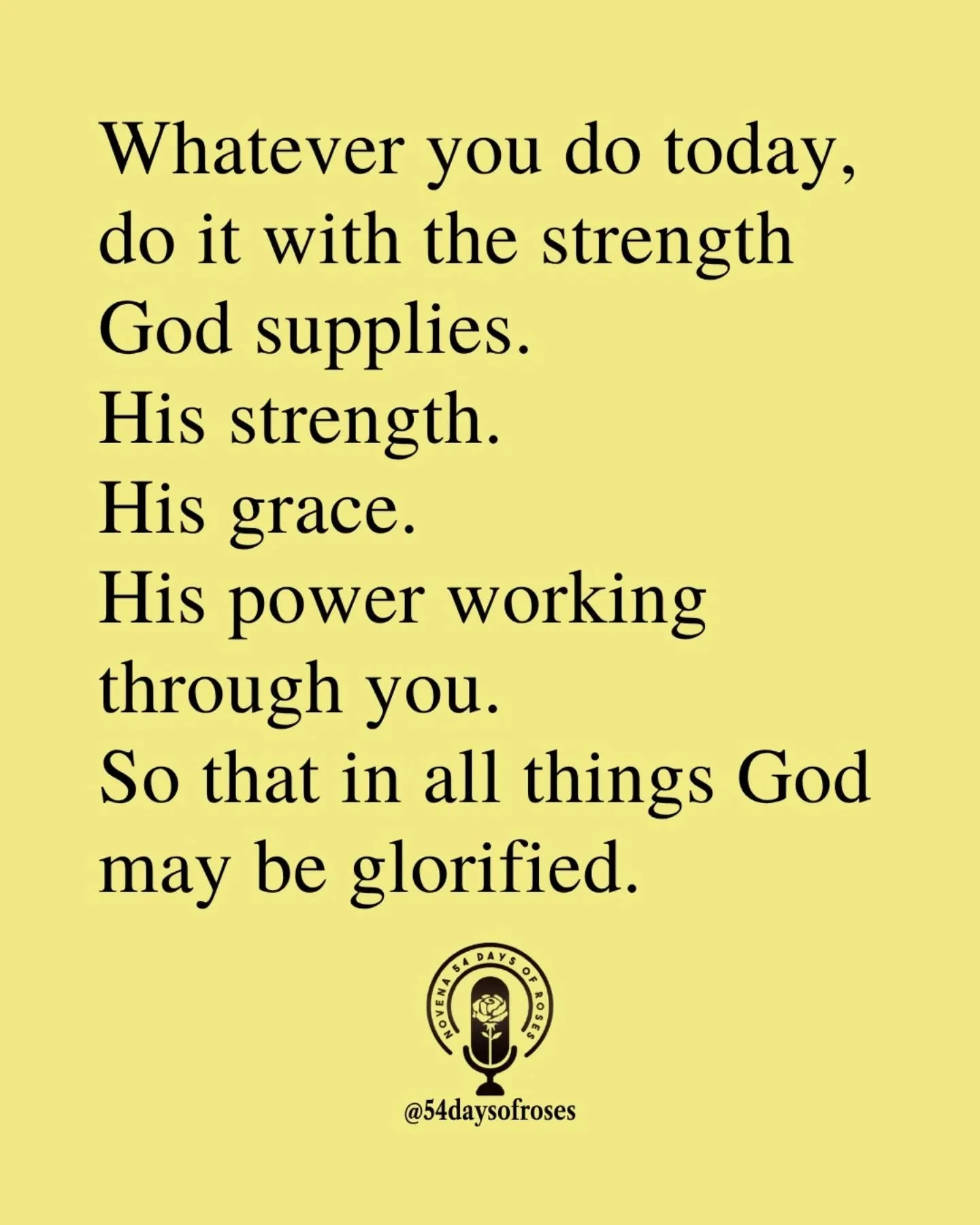 📖 "Whoever serves, let it be with the strength that God supplies, so that in all things God may be glorified." -1 Peter 4:11

#54daysofroses #monthofmary #catholicfaith #catholicbible #54dayrosarynovena