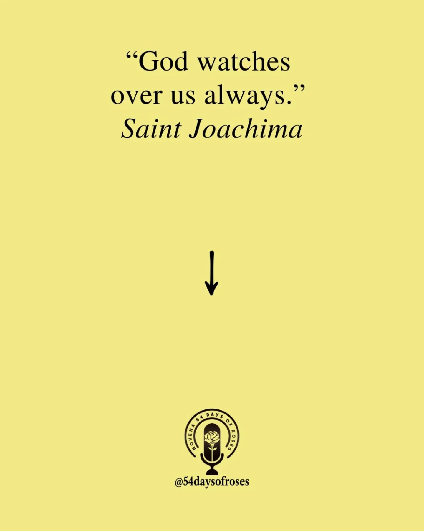 "God watches over us always." -Saint Joachima de Vedruna

Saint Joachima de Vedruna was born on April 16, 1783, in Barcelona, Spain, into a devout noble family. At 16 she married a young lawyer named Theodore de Mas. Together they raised ni