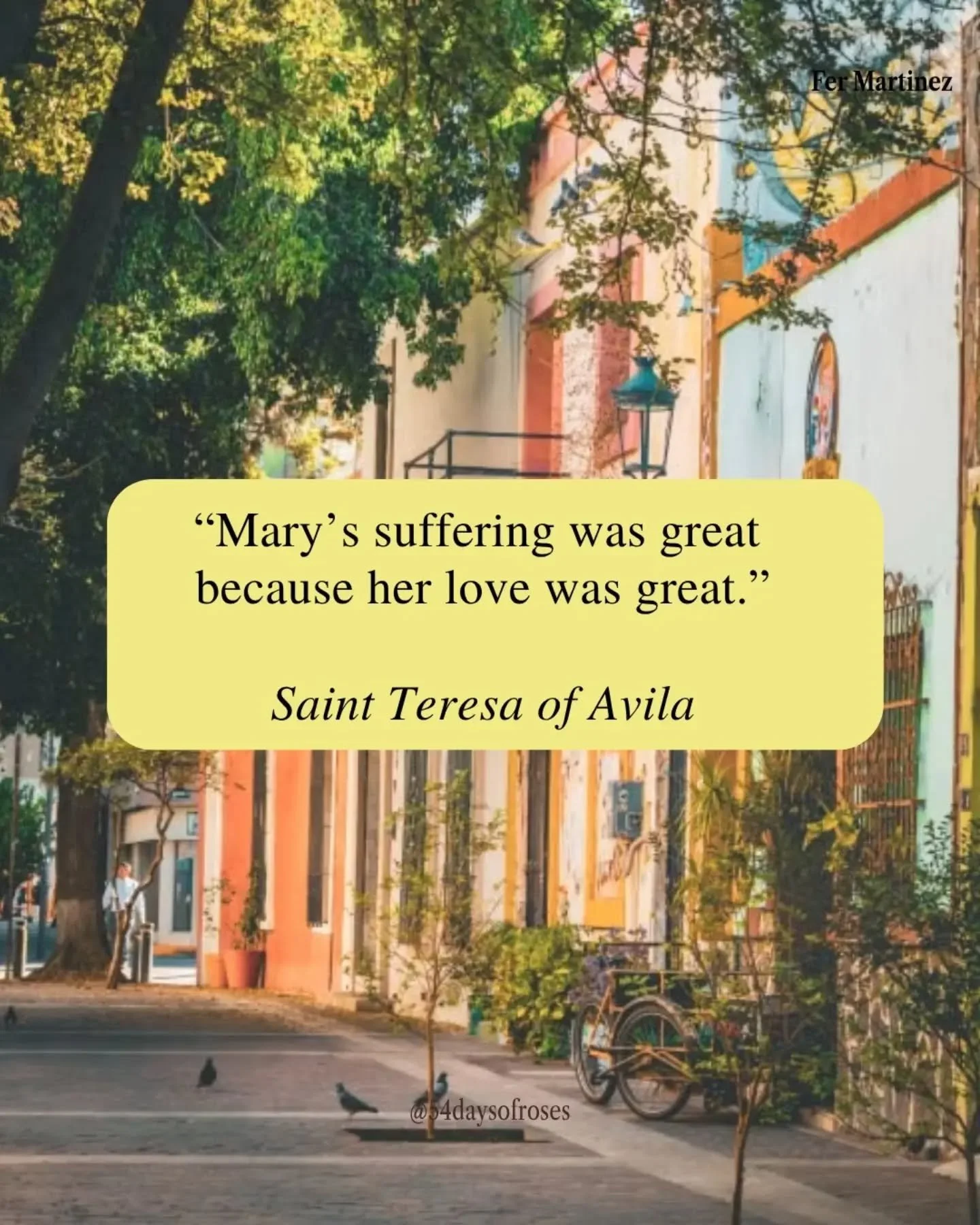 "Mary's suffering was great because her love was great." -St. Teresa of Avila

Today we honor one of the most tender and powerful titles of our Blessed Mother. Mary, as Our Lady of Sorrows, is contemplated through her Seven Sorrows, beginni