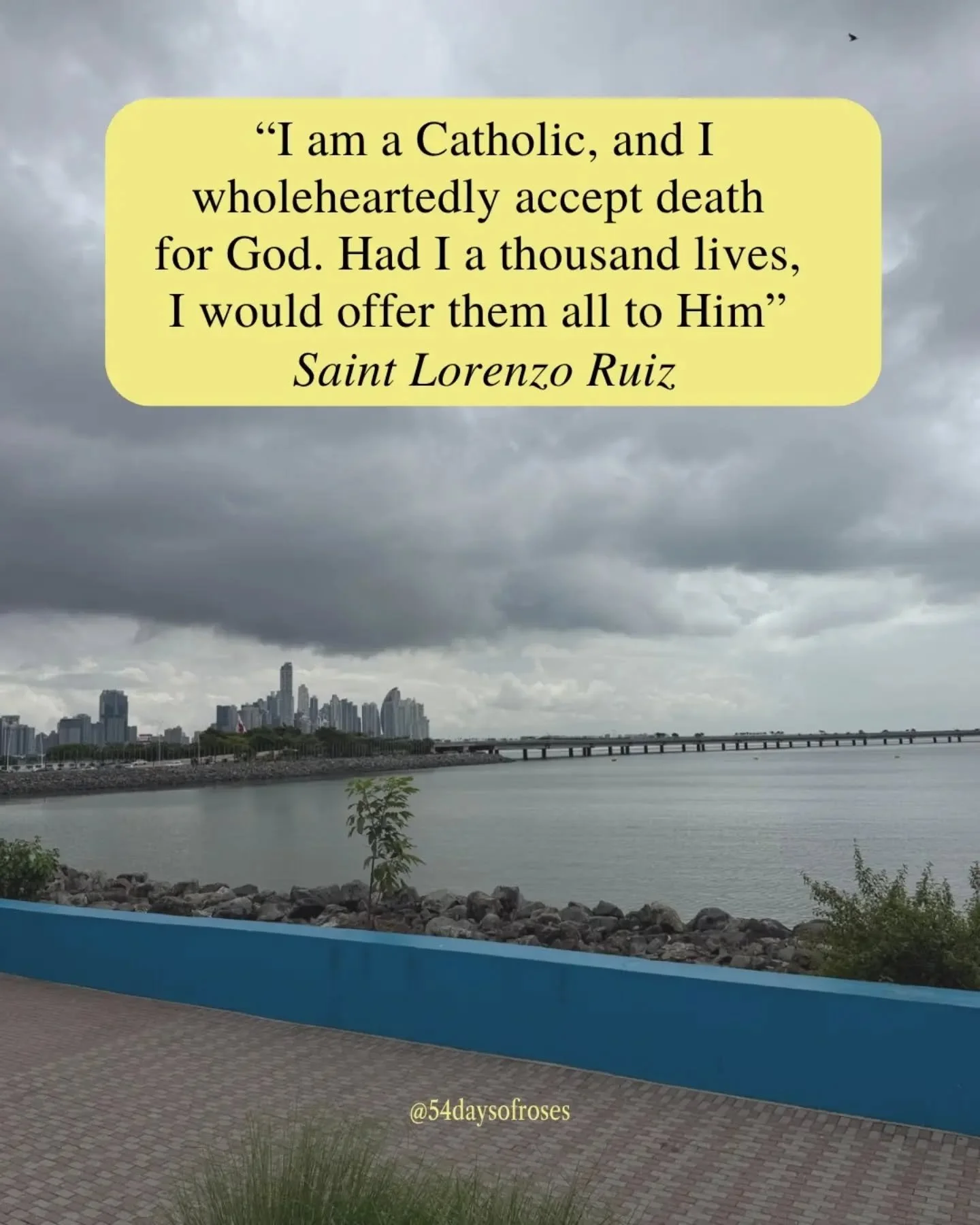 "I am a Catholic, and I wholeheartedly accept death for God. Had I a thousand lives, I would offer them all to Him" -Saint Lorenzo Ruiz

He was just an ordinary man. A husband. A father. A calligrapher. And yet, when the moment came, he gav