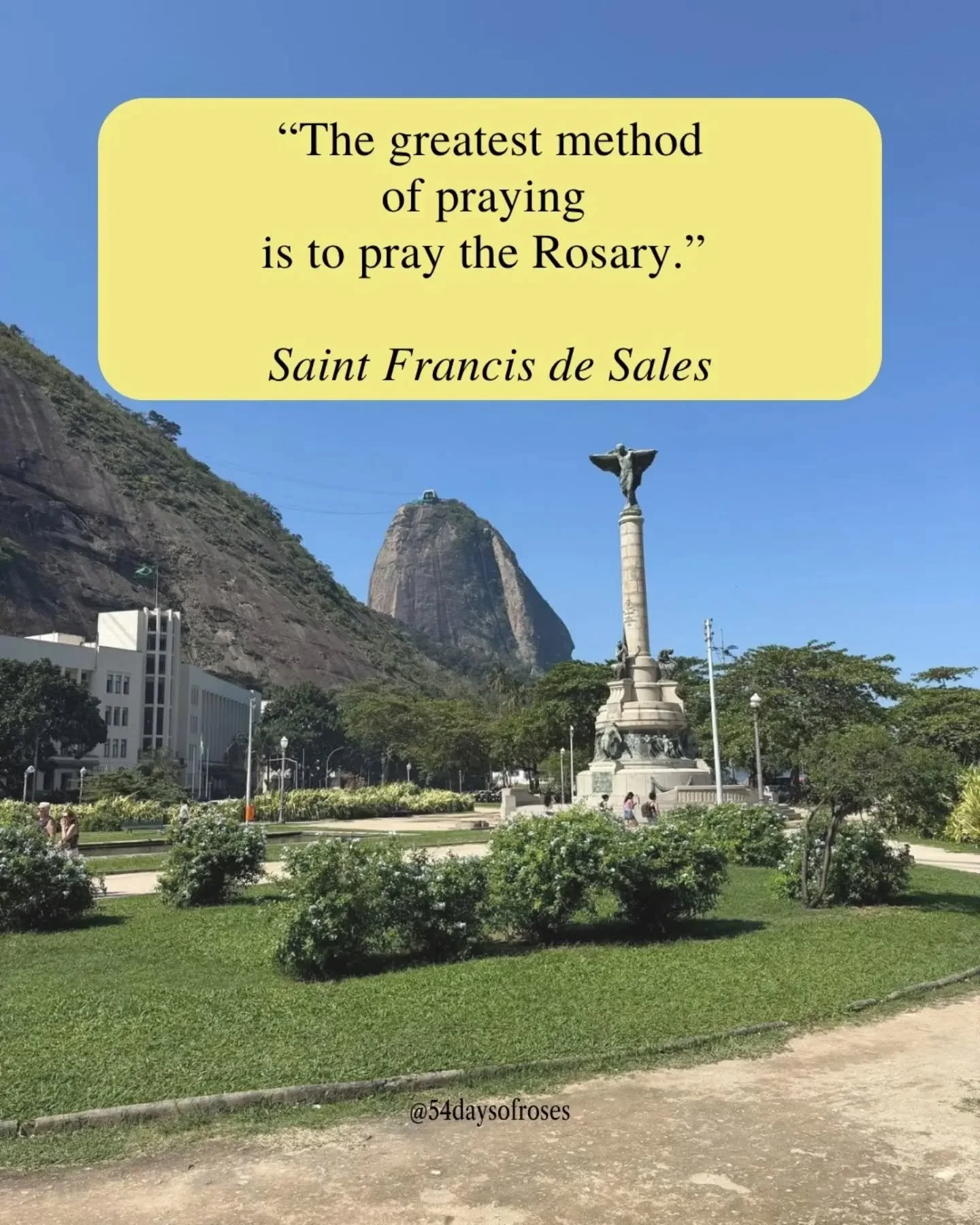 "The greatest method of praying is to pray the Rosary." -Saint Francis de Sales

She is not a saint with a birthdate or a feast built around one person's life. She is a title, a love story, and a victory wrapped in beads.

Our Lady of the R