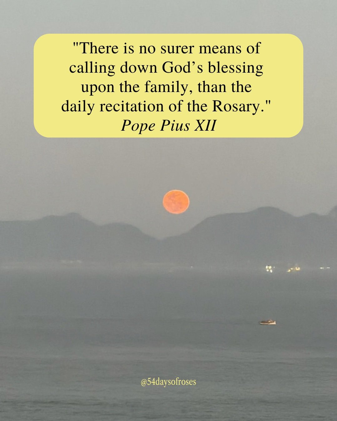 &ldquo;There is no surer means of calling down God&rsquo;s blessing upon the family, than the daily recitation of the Rosary.&rdquo; -Pope Pius XII

October is the Month of the Holy Rosary, a month dedicated to slowing down, picking up our beads, and