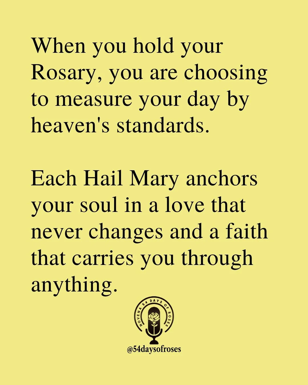 Pick up your Rosary today, go to Mass, and anchor your heart in what truly lasts."

📖 So now faith, hope, and love abide, these three; but the greatest of these is love." Corinthians 13:13

#catholic #praytherosary #youngcatholic #catholic