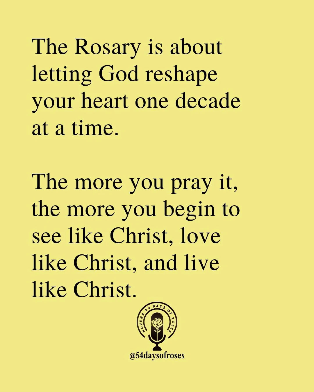 📖 "Do whatever He tells you." -John 2:5

#catholic #praytherosary #youngcatholic #catholicpodcasts #54daysofroses