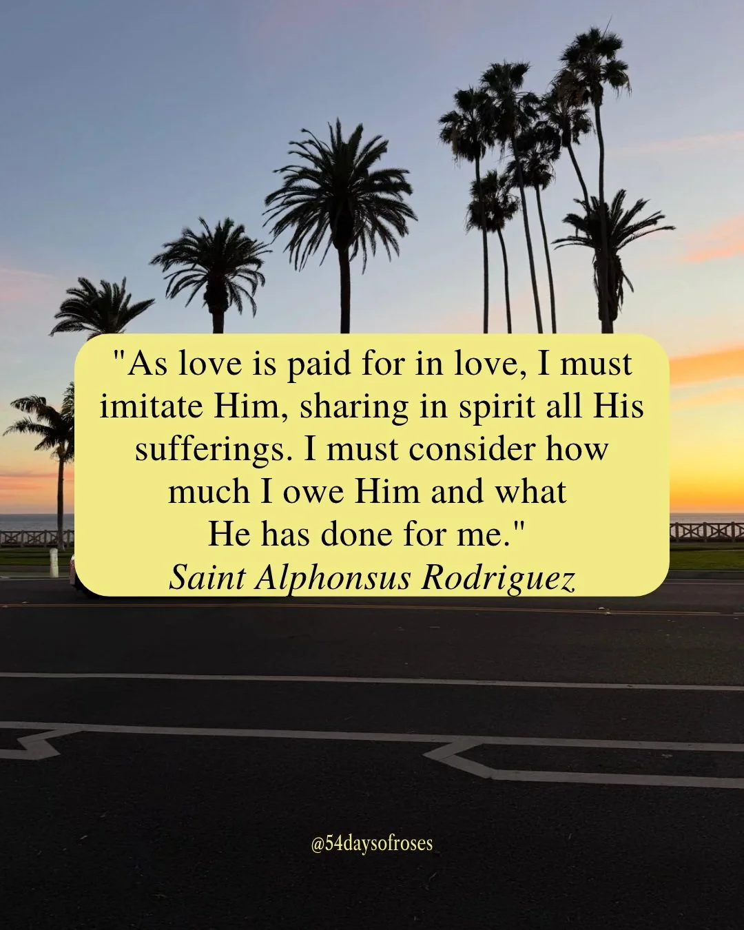 "As love is paid for in love, I must imitate Him, sharing in spirit all His sufferings. I must consider how much I owe Him and what He has done for me." -St. Alphonsus Rodriguez

Alphonsus Rodriguez was born in Segovia, Spain, in 1532, the 