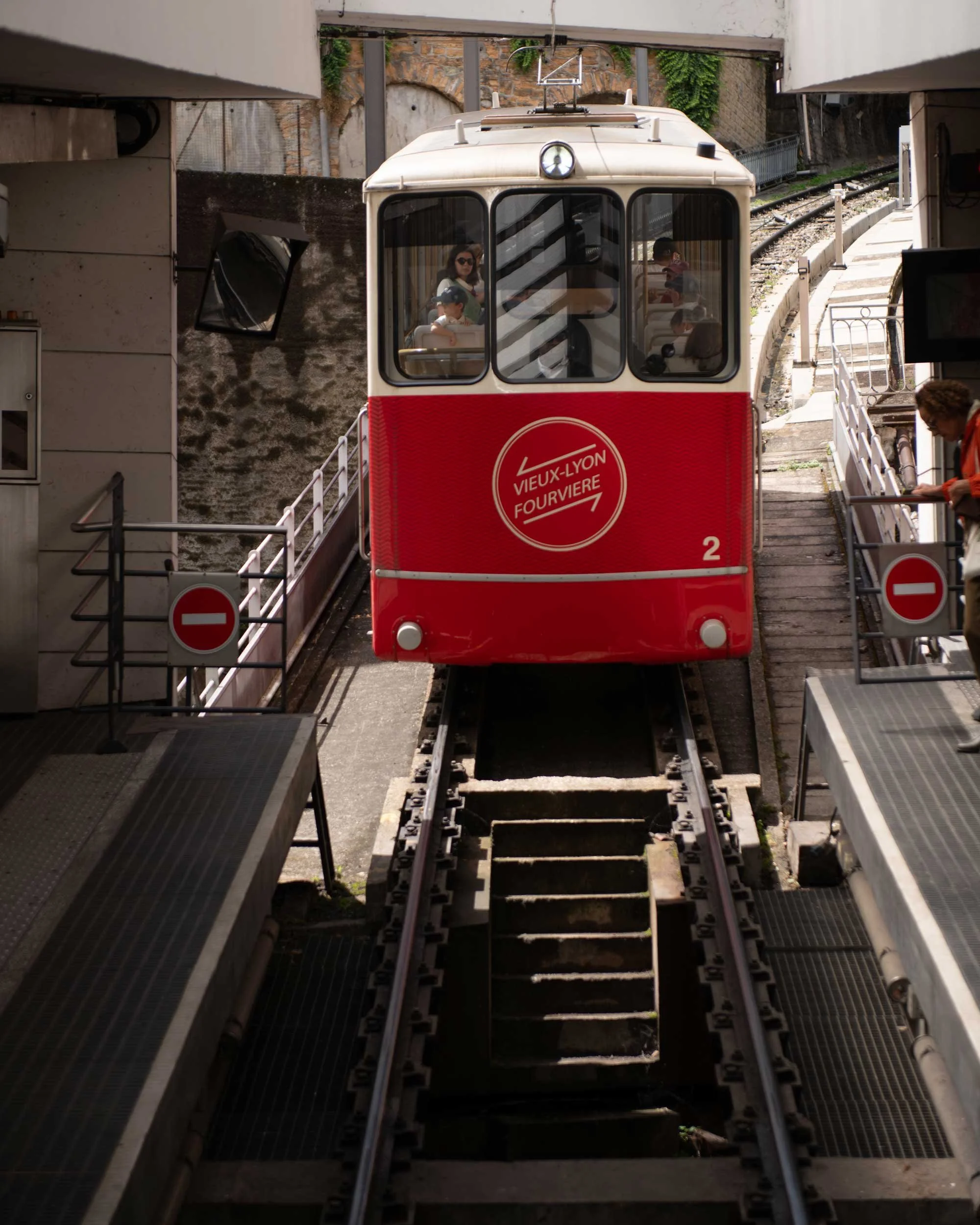 A funicular to Fourvière