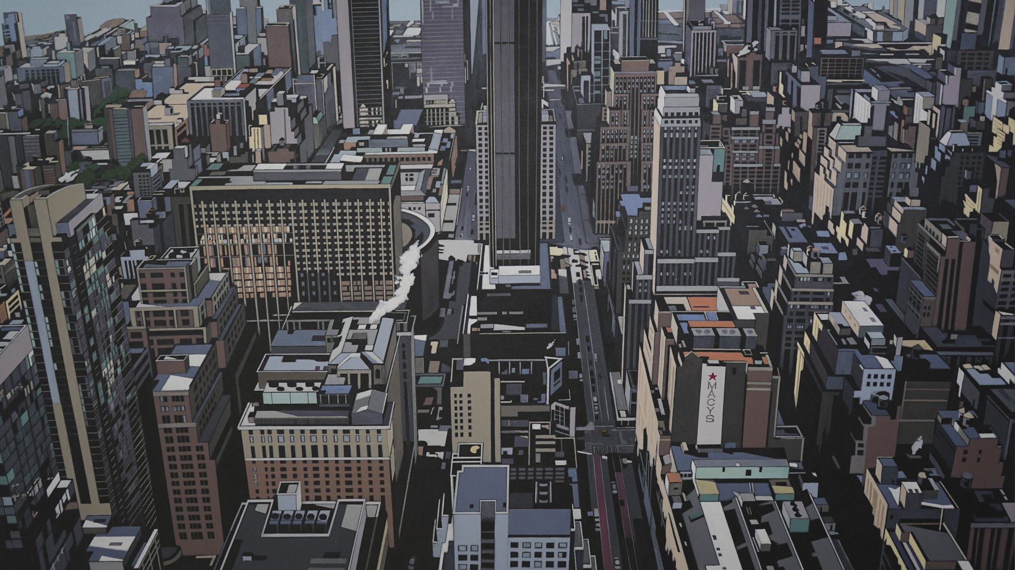 Morning Sun, Manhattan
Oil on Canvas
85 x 150cm 2024
Private Collection