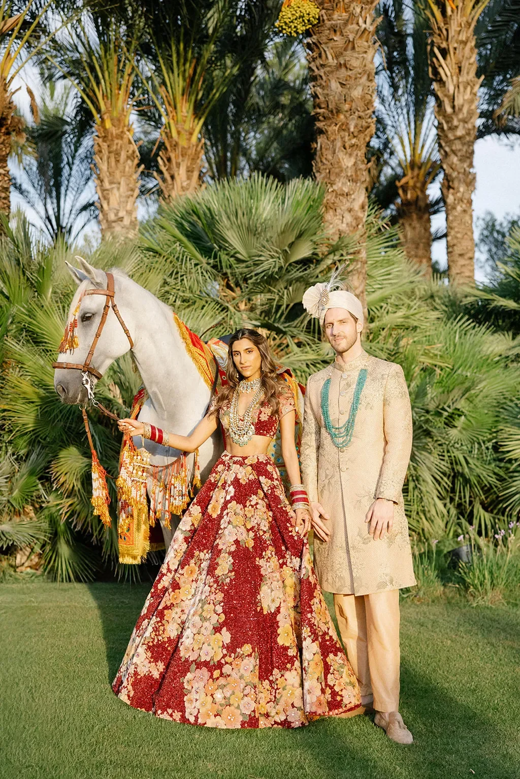 The Bride And Groom Honoured Hindu And Jewish Traditions At Their Three-Day Ibiza Wedding