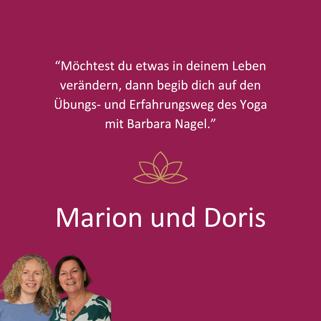 Marion und Doris Stimme zur Yogalehrausbildung Miltenberg