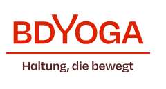 BDYoga Logo mit Text 'BDYOGA Haltung, die bewegt'